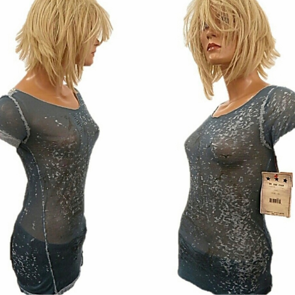 ✂RARE DESIGN ✂NWT $58 FREE PEOPLE TOP